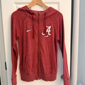 Alabama Crimson Tide Zip-Up Hoodie with Logo